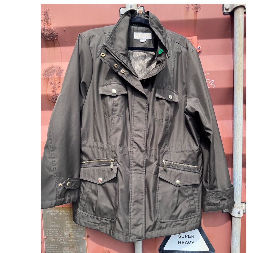 Michael Kors Coat XXL Dark Olive Green Used Excellent condition